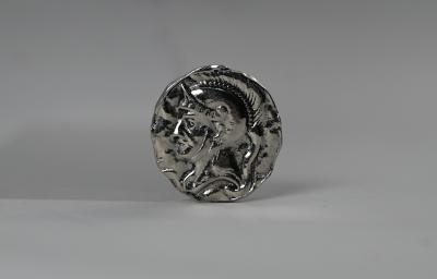 Earring with Image of Roman Centurion 