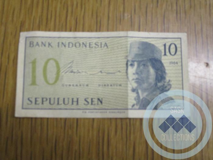 10 Sepuluh Sen Note - Indonesia