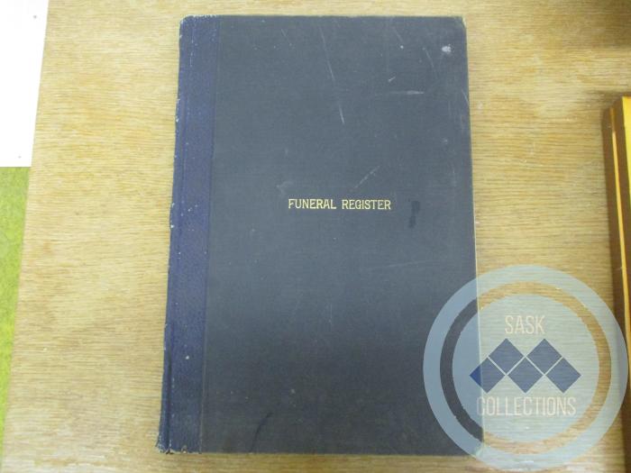 Funeral Register Book