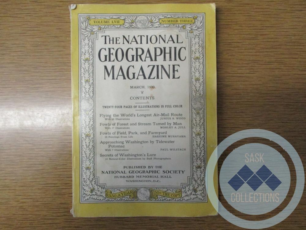 March 1930 National Geographic Magazine
