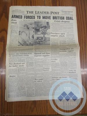 The Leader-Post: “Armed Forces to Move British Coal” (February 12, 1947)